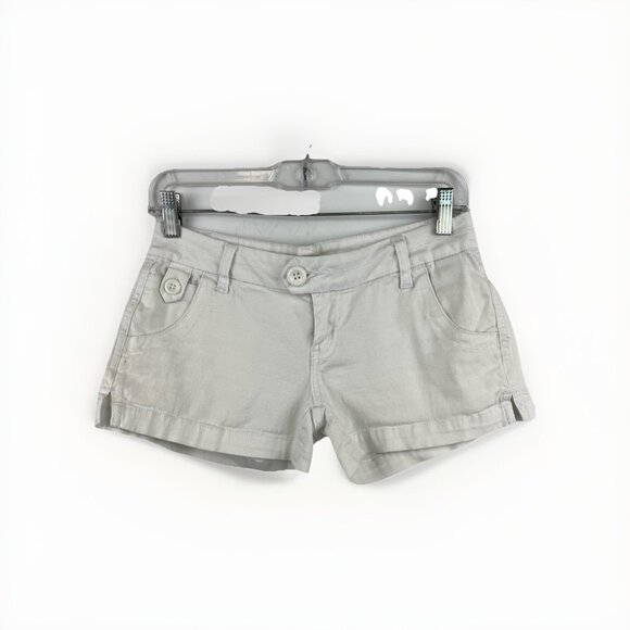 BeBop Size 1 White Short Shorts 3" inseam Low Rise - Picture 1 of 5